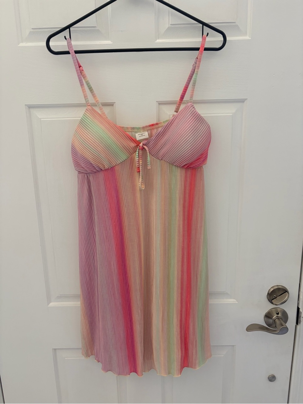 No Boundaries Rainbow Striped Midi Dress - Pink, Coral, Mint, Lavender